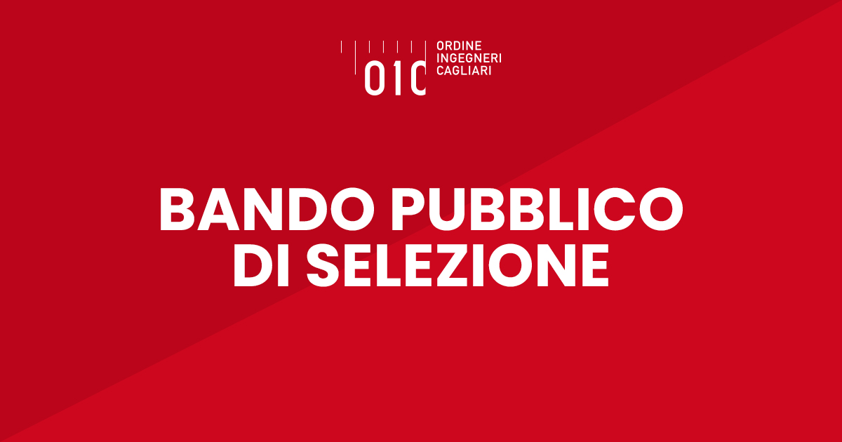 Bando pubblico di selezione per l’assunzione a tempo determinato di tre figure per l’OIC