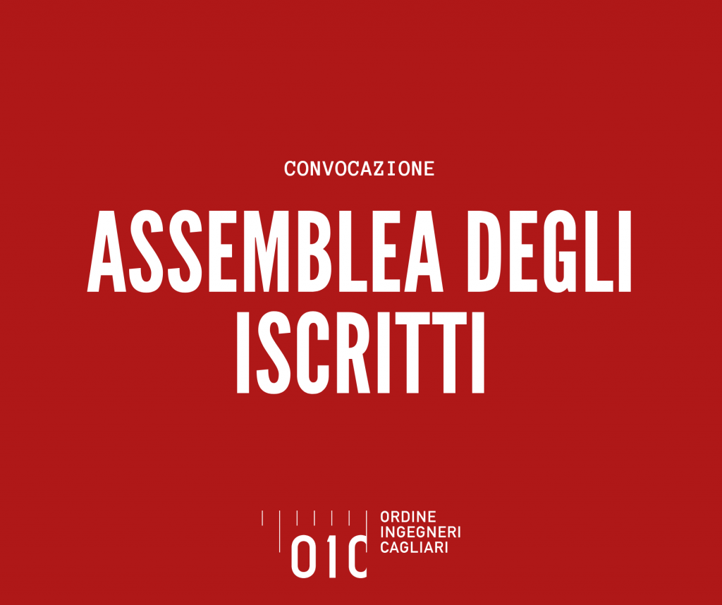 Convocazione dell’Assemblea degli Iscritti