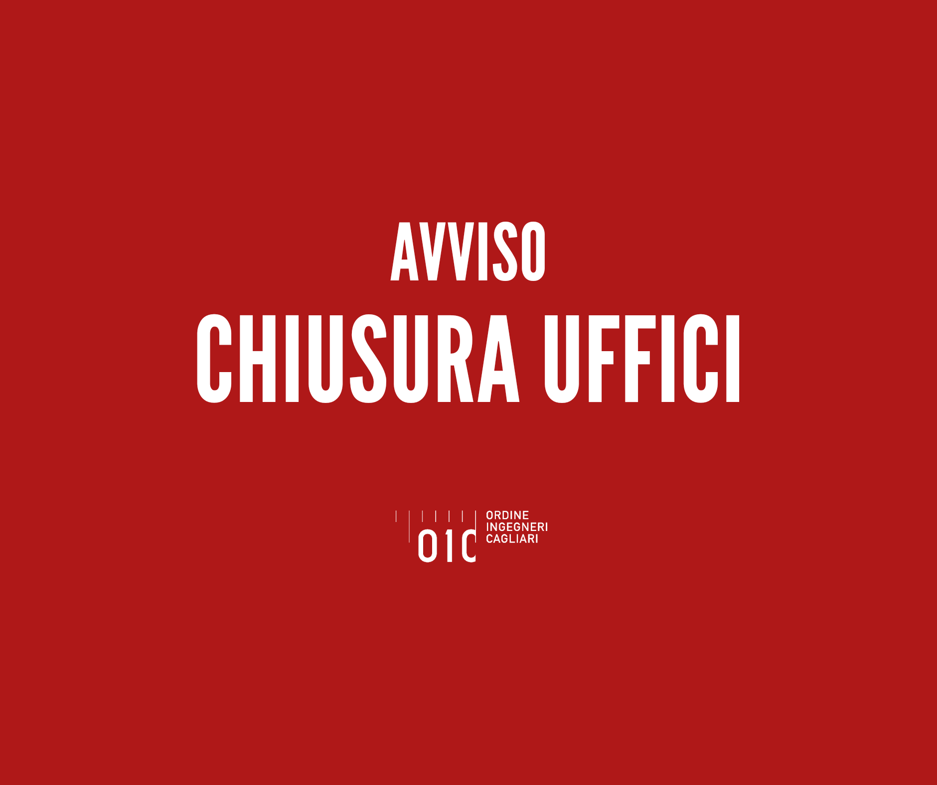 Chiusura uffici di segreteria