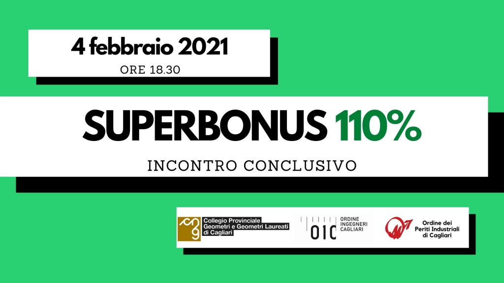 Superbonus 110%: si chiude il ciclo di incontri in streaming – Risponderemo a tutte le domande degli spettatori