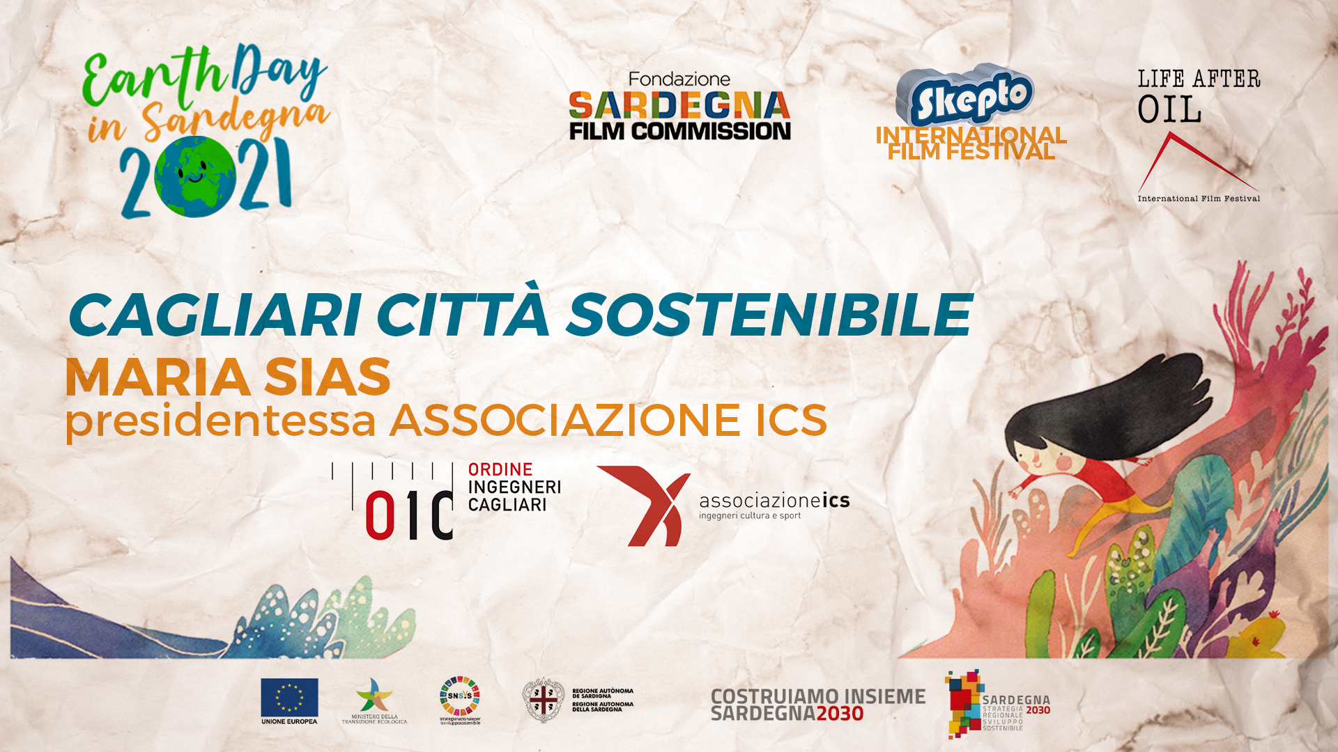 ICS ospite all’EarthDay in Sardegna 2021 – maratona online dedicata alla Sostenibilità e alla Giornata Mondiale della Terra