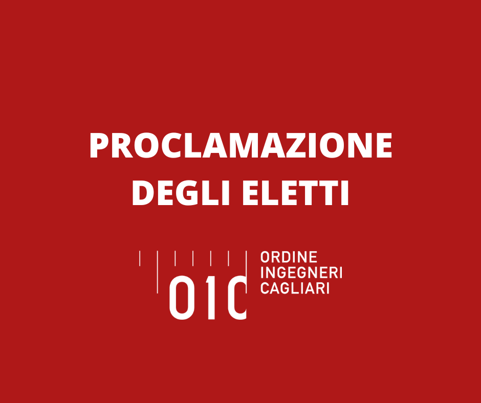 Elezioni per il rinnovo del Consiglio Direttivo OIC – Proclamazione degli eletti