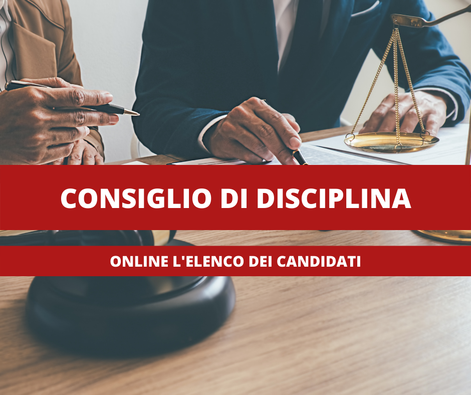 Rinnovo del Consiglio di Disciplina Territoriale OIC – Ecco i candidati
