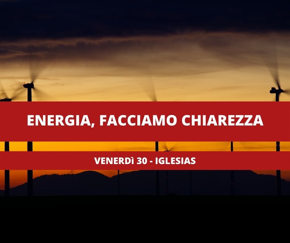 Crisi energetica: venerdì a Iglesias il convegno con l’associazione cerchiConcentrici e la Scuola di Formazione