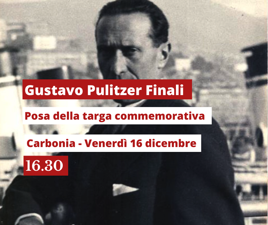 Gustavo Pulitzer Finali – Posa della Targa commemorativa