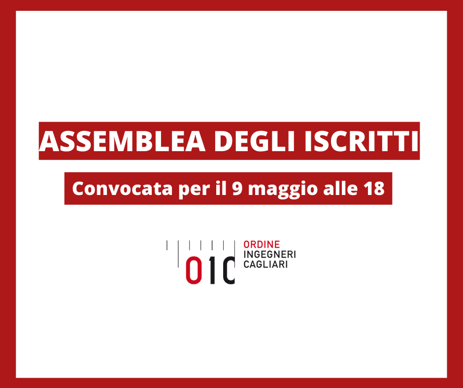 Convocazione dell’Assemblea Generale degli Iscritti