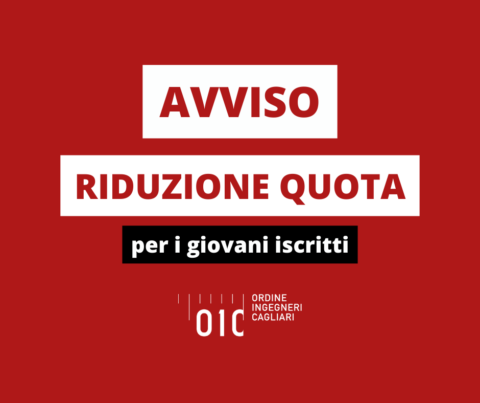 Avviso di riduzione della quota per i giovani iscritti